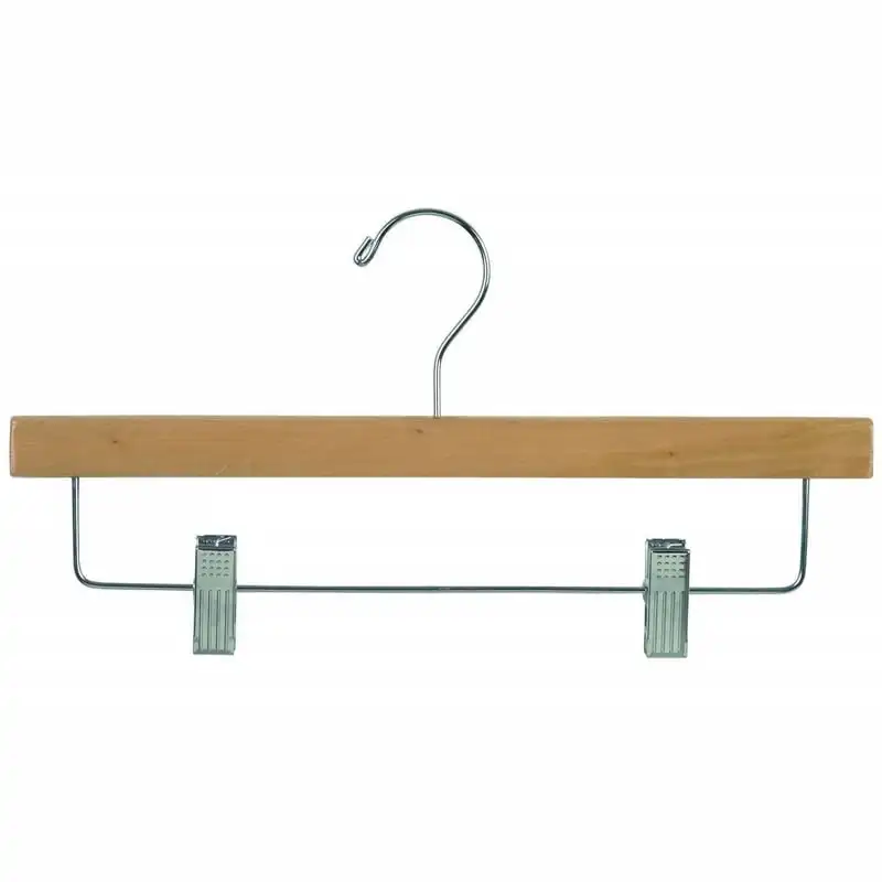 

Hanger Wooden Natural Pants Hanger, 50 Pack