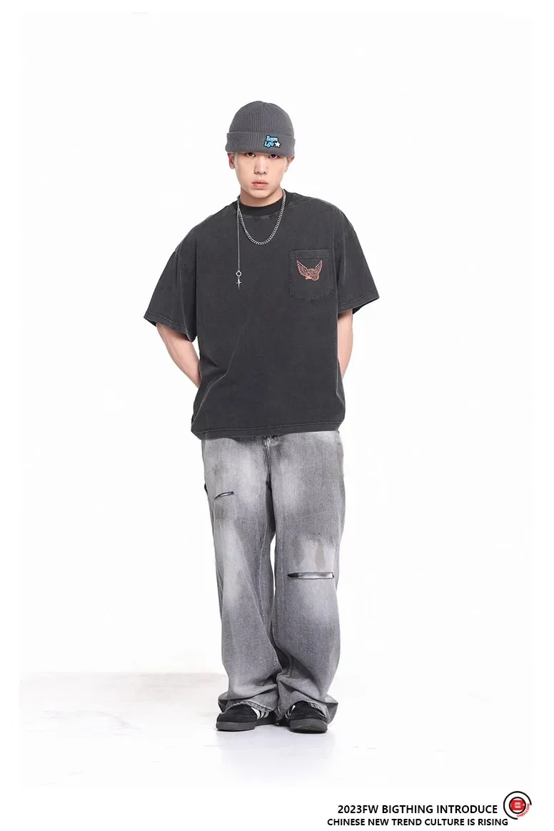 DEPT модная брендовая футболка с буквенным принтом для мужчин и женщин уличная