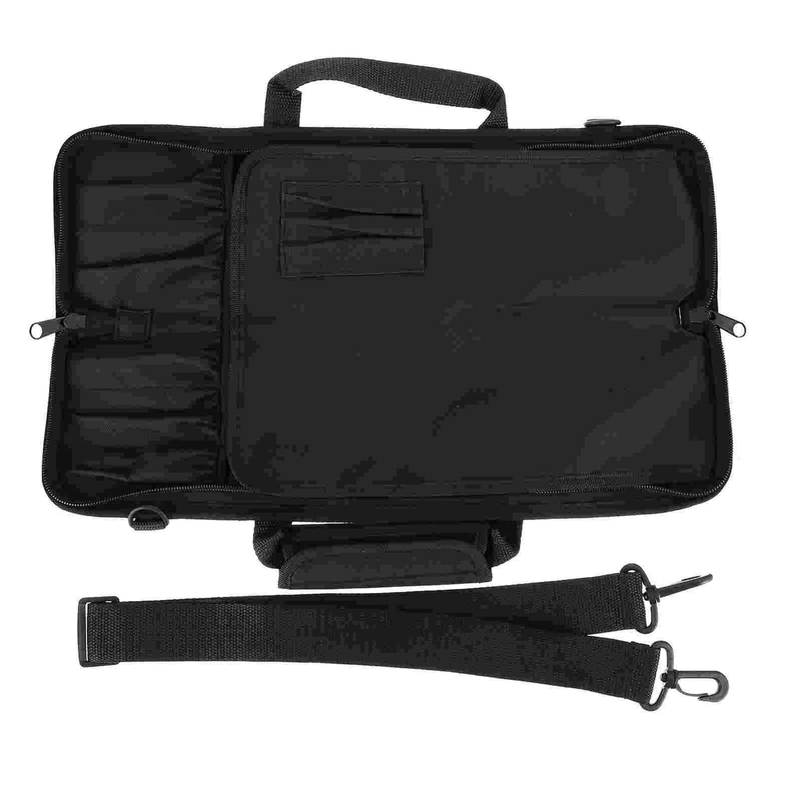 

1 Pc Creative Fork Bag Cutlery Holder Folding Tableware Storage Bag (Black)