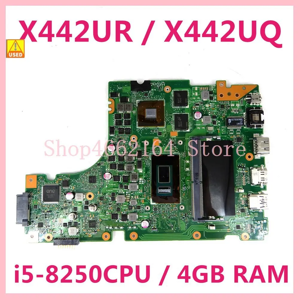 

X442UR i5-8250CPU 4GB RAM motherboard For ASUS X442UR X442U X442UQ Laptop mainboard Tested free shipping Used