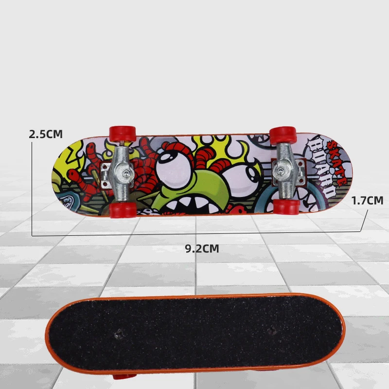 HOT SALE Finger Skate Board Fingerboard Toy Professional Stents Fingers Skate Novelty mini skateboard Children Christmas Gift images - 6
