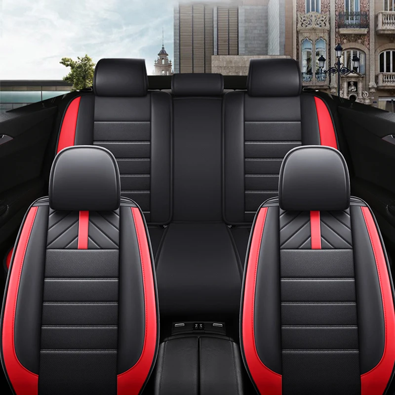 

Car Seat Cover For Fiat Grande Punto Bravo Freemont Toro Argo Uno Universal Waterproof Leather Auto Interior Accessories