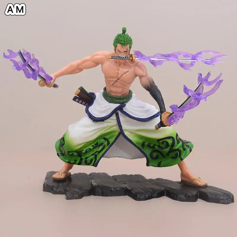 Roronoa Zoro Three-blade Sa-maximum Manga Anime Statue Pvc Action Figure Collection Model Toys Gifts