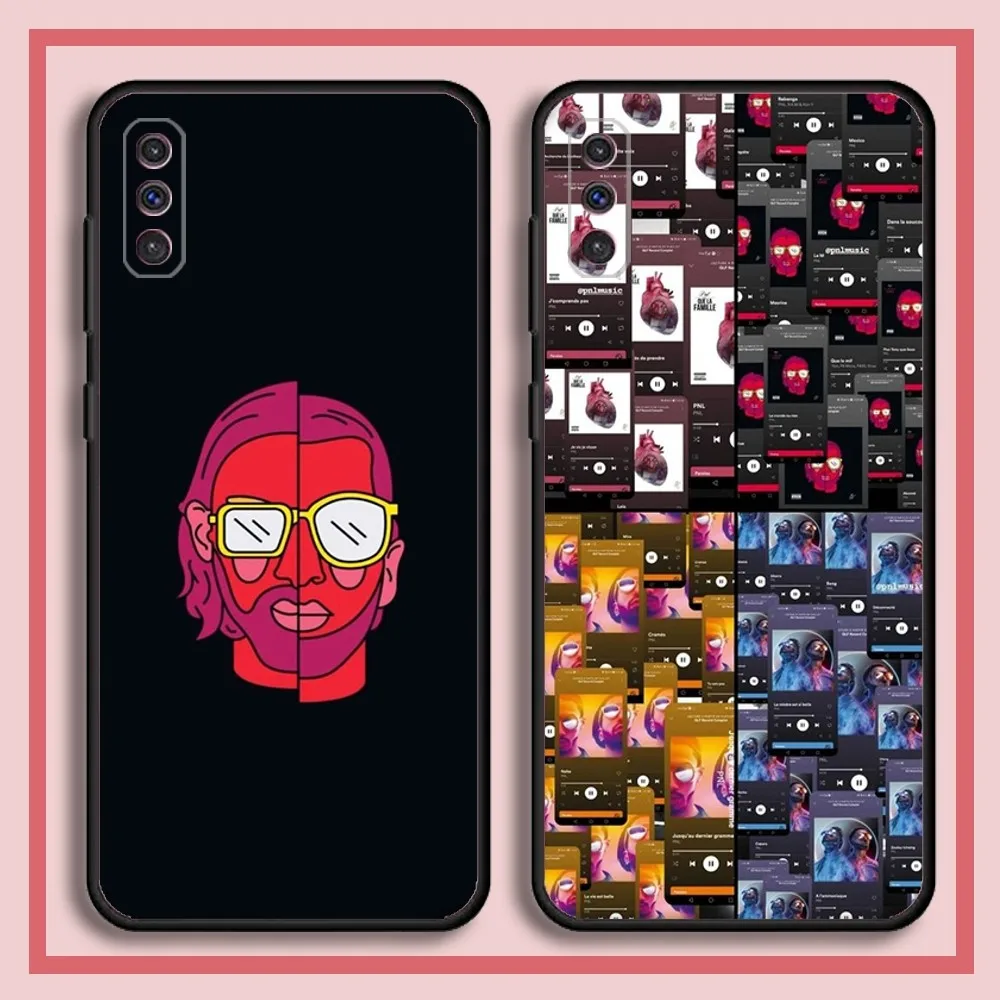 Чехол для телефона PNL Rapper Group Samsung S23 23 22 30 21 10 9 Note20 Ultra Lite 5G Plus FE черный мягкий чехол