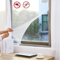 luleci new indoor insect fly mosquito window easy to fit with tape screen curtain mosquito netting door anti mosquito net