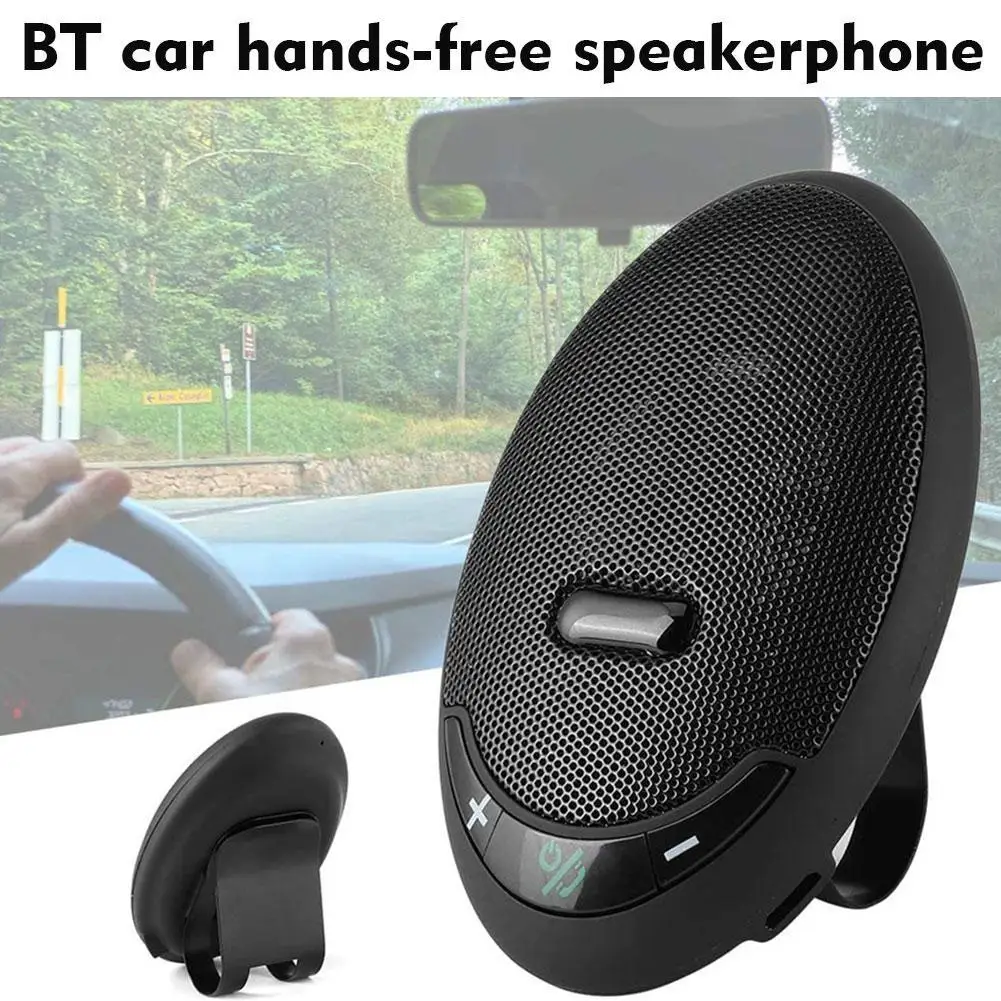 

Car Kit Bluetooth-compatible 5.0 Sun Visor Installation Car Handsfree Call Speaker Mobile Phone Automatic Answering Portable Kit