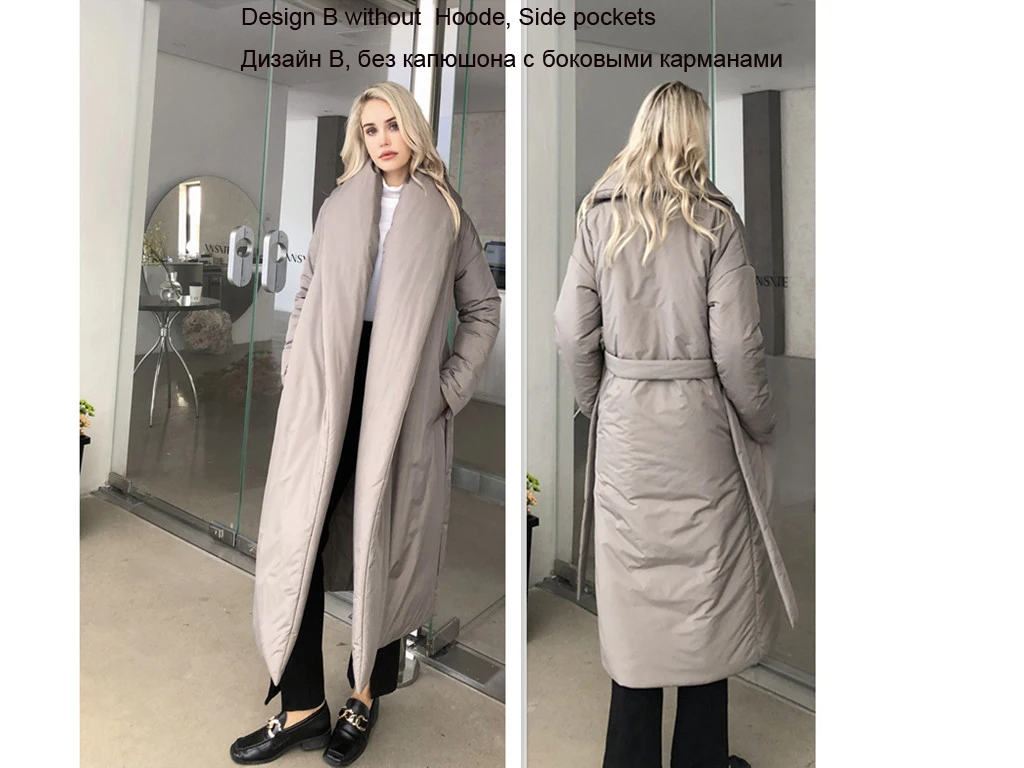 2022 Women Winter Jacket coat Stylish Thick Warm fluff Long Parka Female  water proof outerware coat New Hot