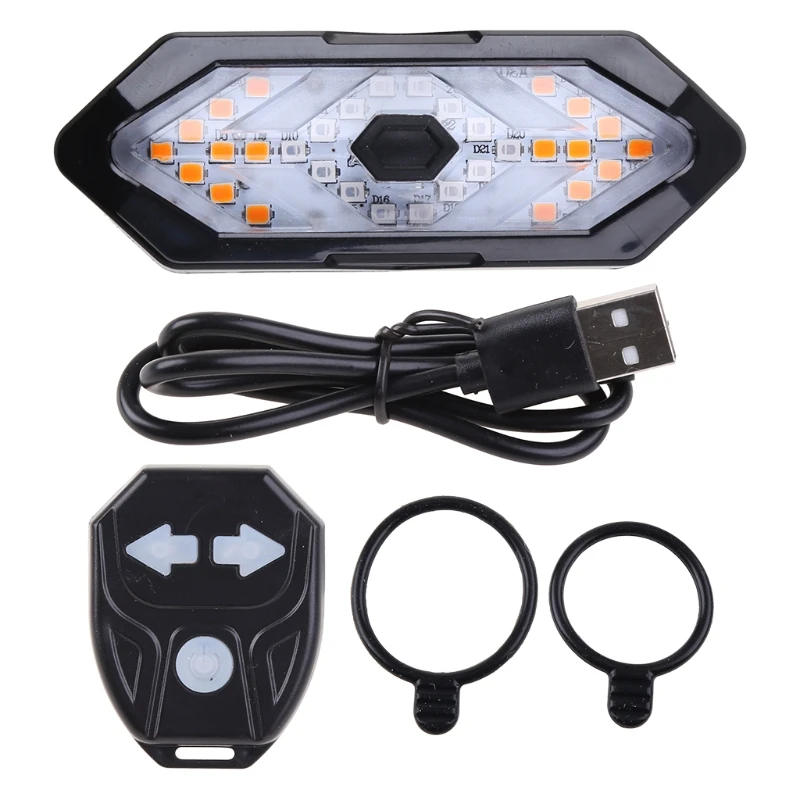

Велосипедный задний фонарь USB перезаряжаемый для умного беспроводного пульта дистанционного управления сигнальная лампа сигнала