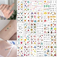 tattoo stickers 30pcsset small fresh and cute cartoon small pattern disposable temporary tattoo