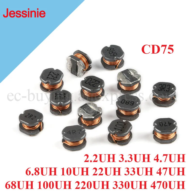

5 шт. SMD индукторы CD75 Jessinie