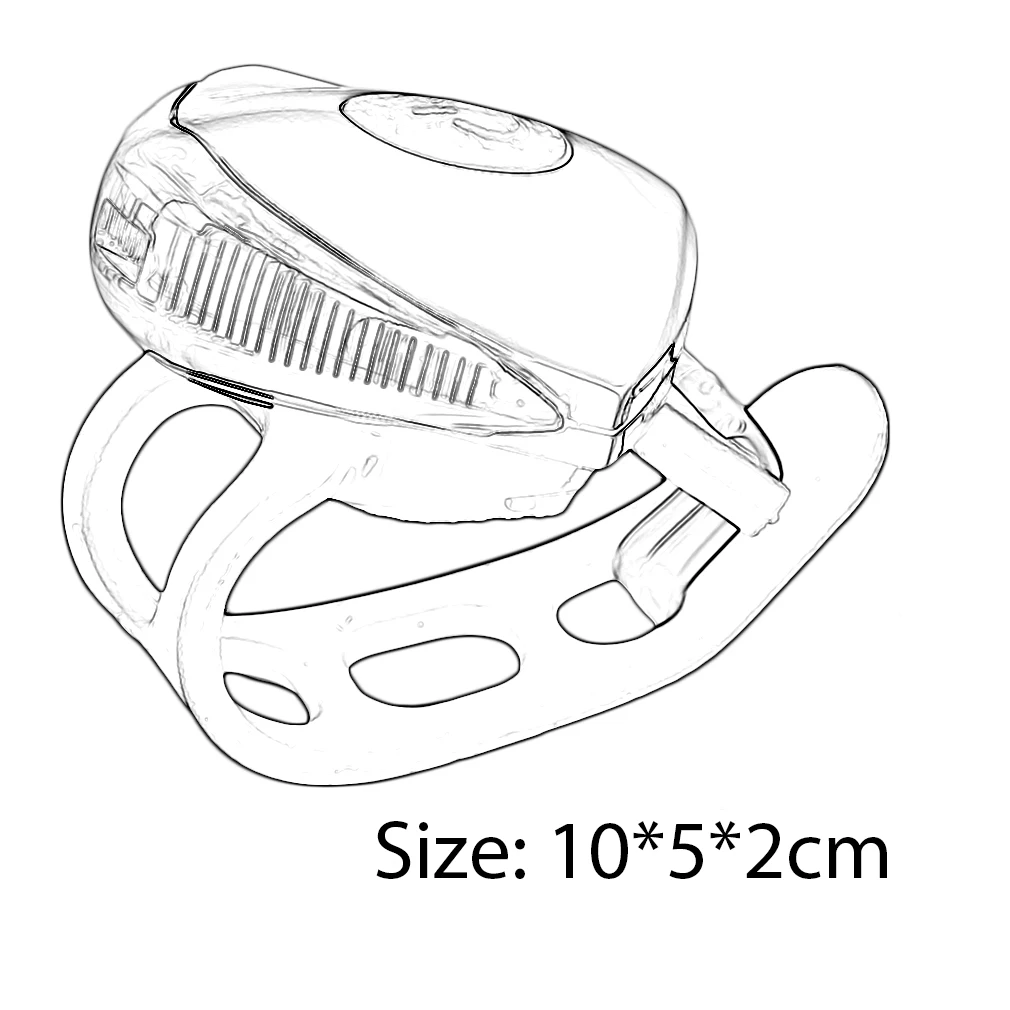 Фонарь задний велосипедный светодиодный водонепроницаемый в виде ящерицы |