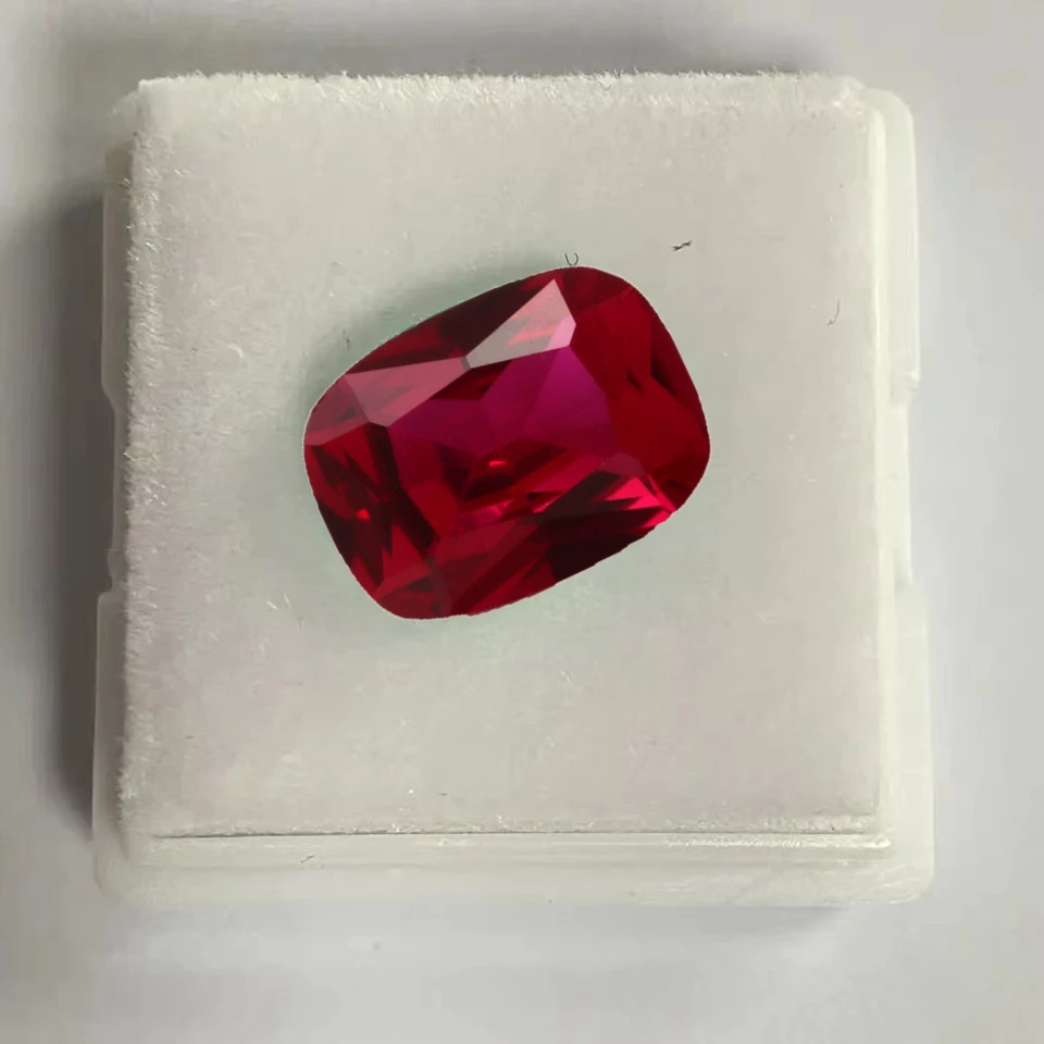 

Натуральный рубиновый драгоценный камень 12x16 мм 13,0 карата прямоугольная огранка Шри-Ланка VVS свободный драгоценный камень для изготовления ювелирных изделий натуральный камень