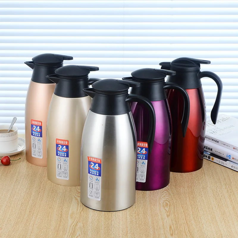 

Thermal Sweat Electric 304 Stainless Steel Thermos Pot Household Vacuum European Double Hotel Welcome Coffee