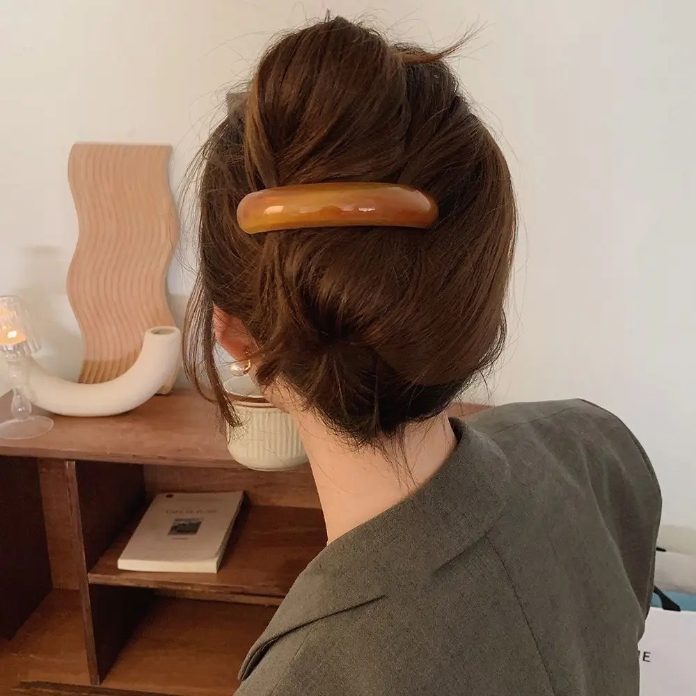 Персонализированная эллиптическая заколка для волос с леопардовым принтом ПВХ