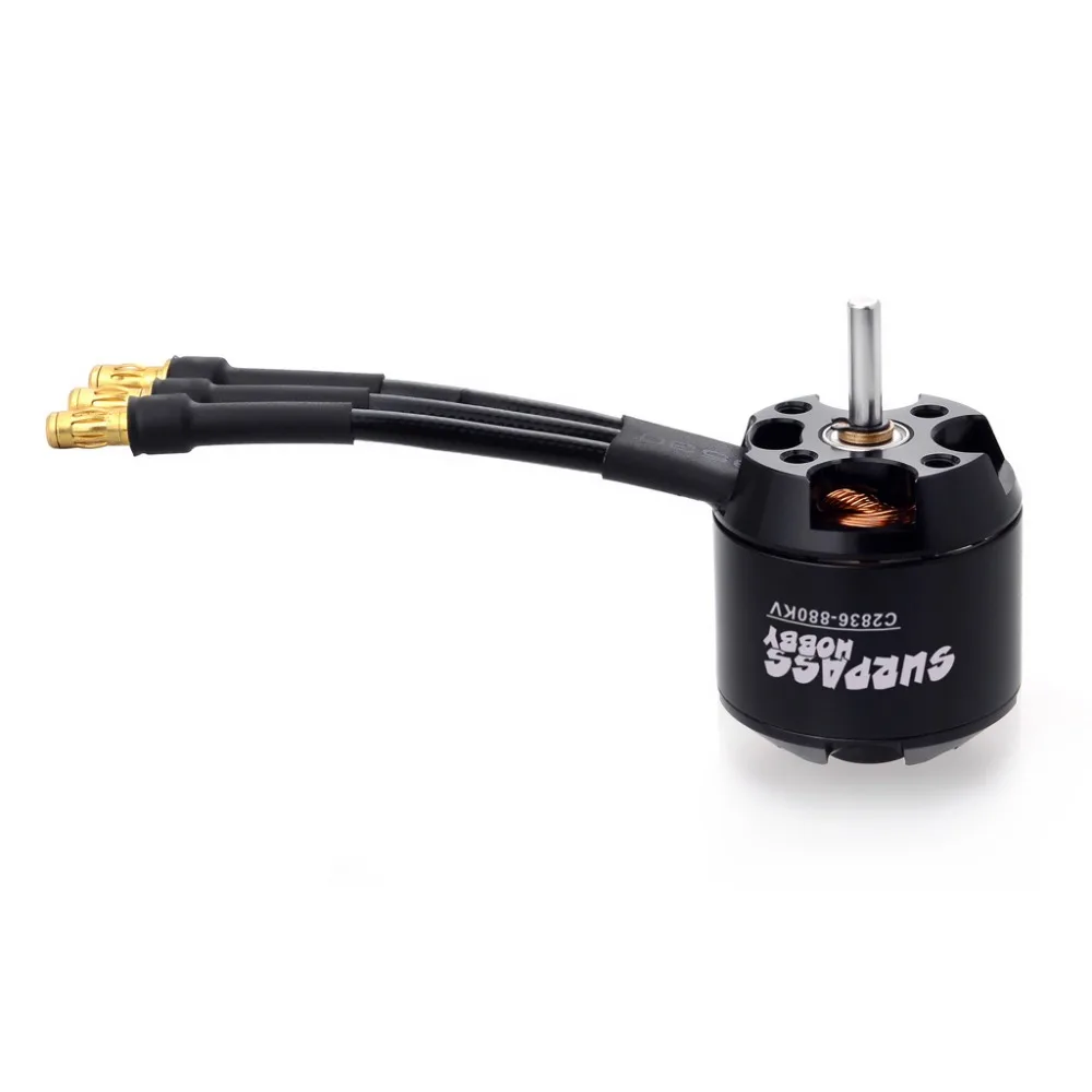 Бесщеточный двигатель Surpass Hobby C2836 2216(2836) 750KV 880KV 1120KV 30A BEC ESC контроллер скорости для