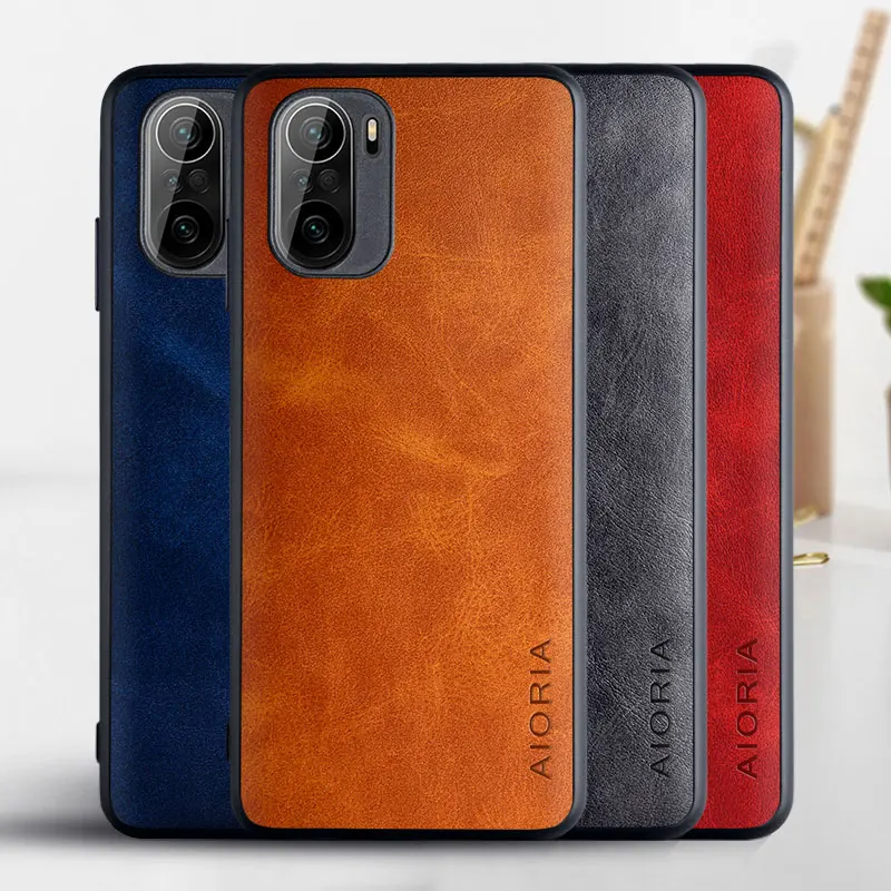 

Case for Xiaomi Redmi K40 Pro Plus 5G funda Luxury Vintage leather skin TPU PC cover coque for xiaomi redmi k40 case capa