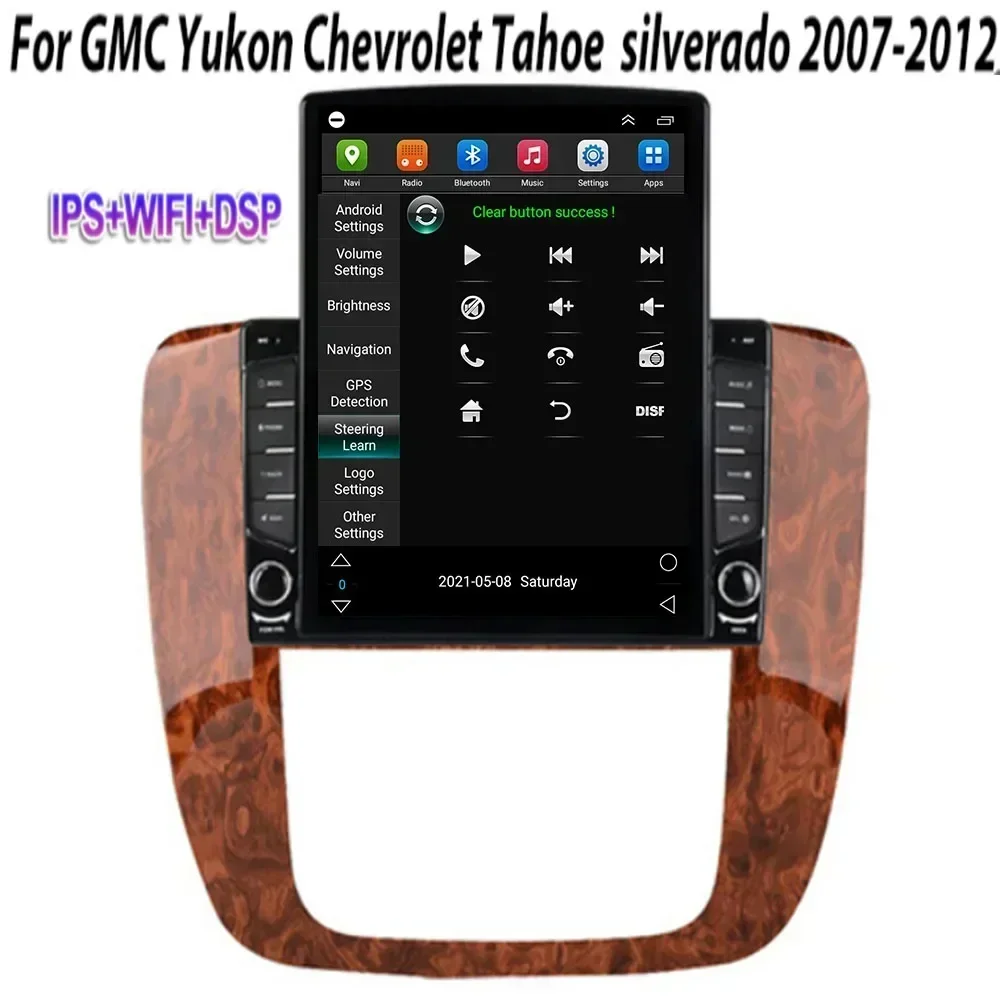 8G + 128G android 12 для GMC Yukon 3 GMT 900 2006-2035 Автомобильный радиоприемник Мультимедийный