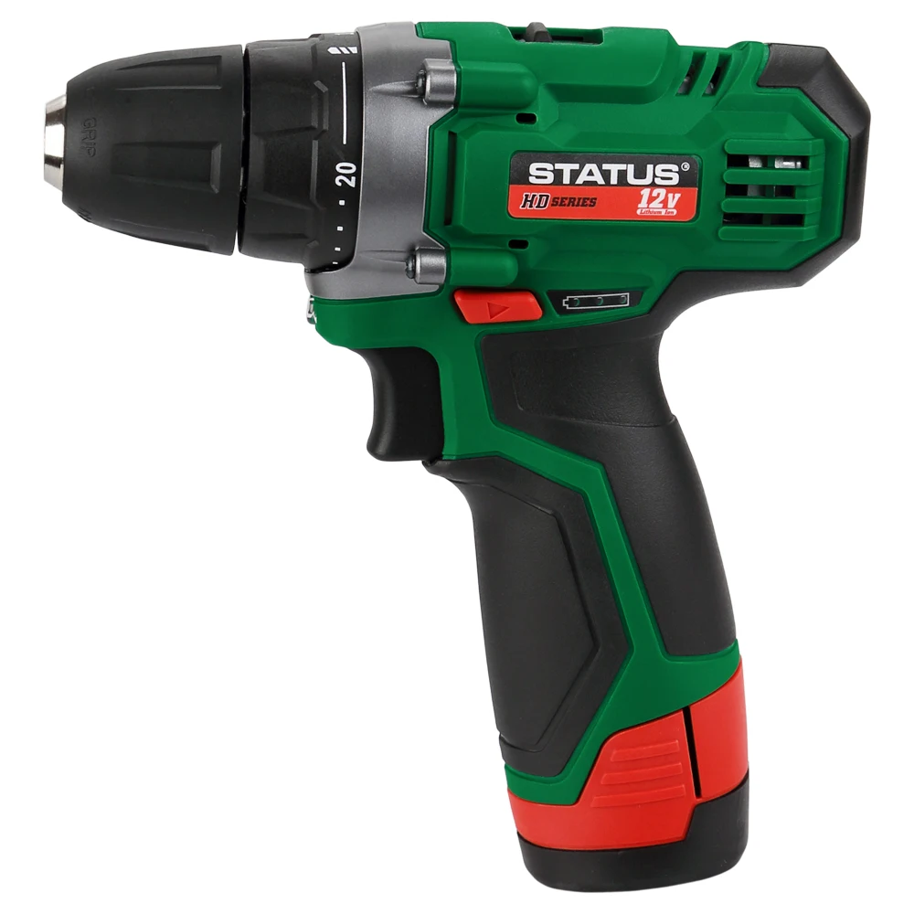 Дрель-шуруповерт аккумуляторная STATUS CSL12-2 Li (2 Li-ion батареи 10 8 В емкость 1 3 Ач