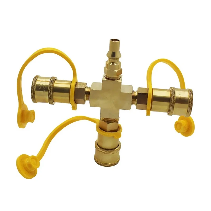 

250 Тип 3-ходовой сплиттер 1/4-дюймовый разъем пропан быстрый адаптер запасные части Аксессуары для RV гриль