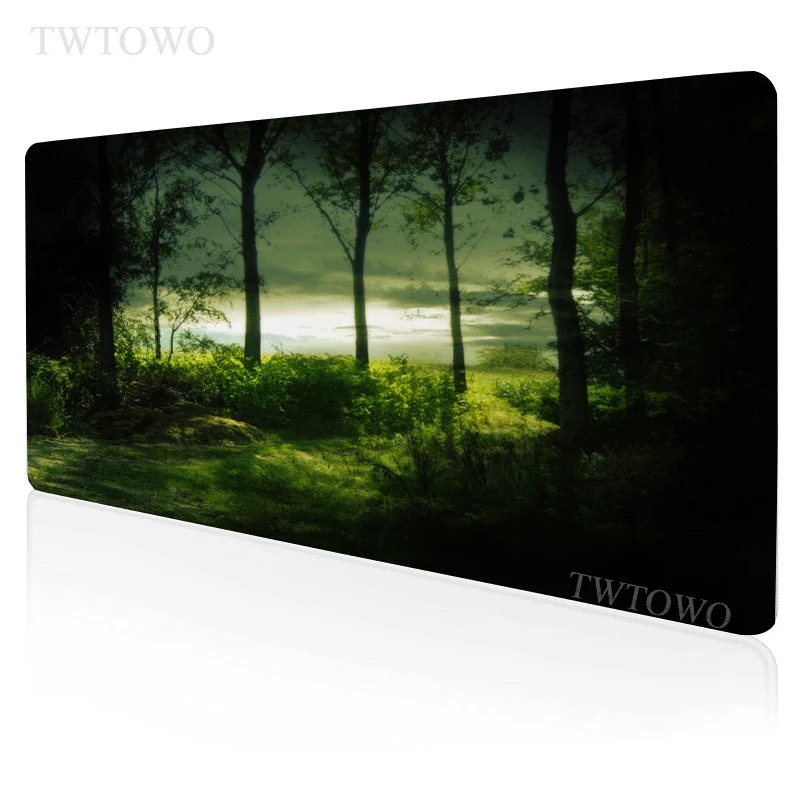 

Forest Trees Mouse Pad Gaming XL New Home Large HD Mousepad XXL keyboard pad Carpet Anti Slip Soft Laptop Mouse Mat Mice Pad