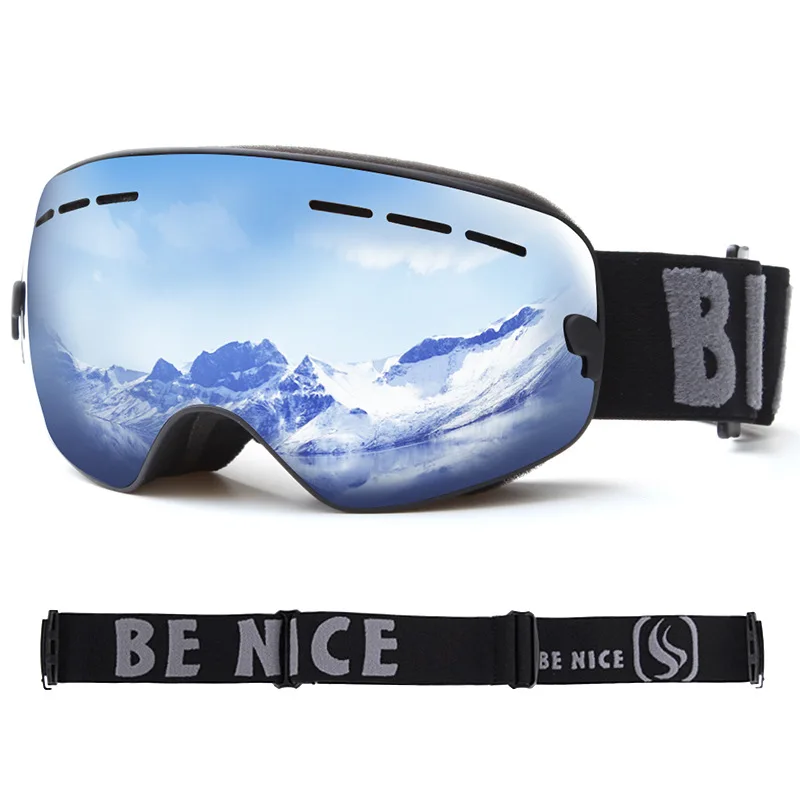Ski Goggles Skiing Eyewear Double Lens UV400 Anti-fog Adult Snowboard Skiing Glasses Women Men Snow Eyewear Outdoor Sunglasses