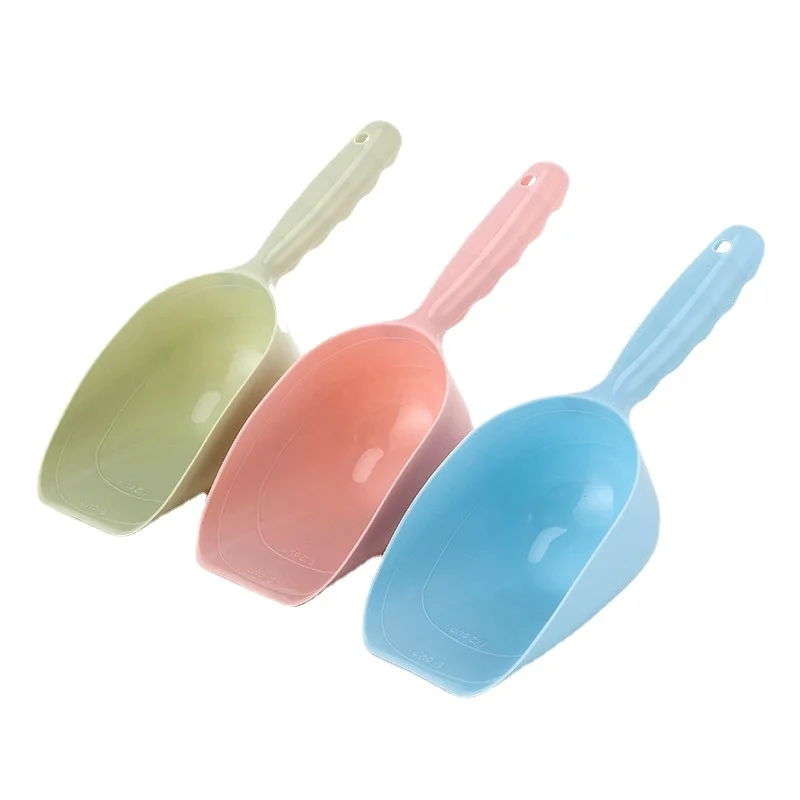 

Pet Feeding Shovel Cat Food Scoop Large Capacity Thickening Cat Dog Spoon Plastic Shovel Pet Feeder Dogs Pet Accessoires