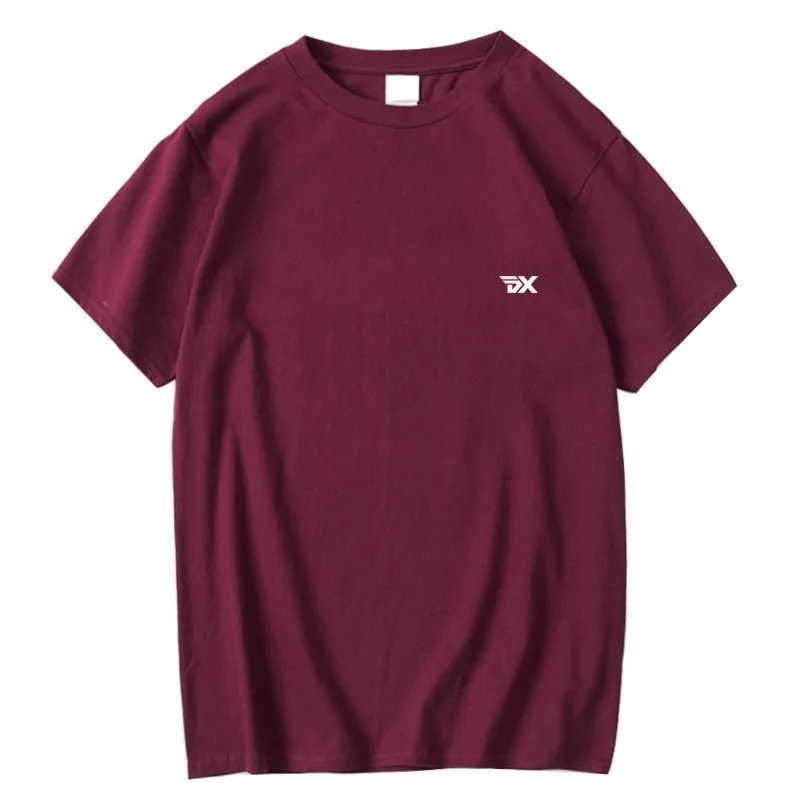 Men's and Women's 100% Cotton Golf T-shirt Leisure Sports Summer Polo Neck Short Sleeve Top Golf Clothing