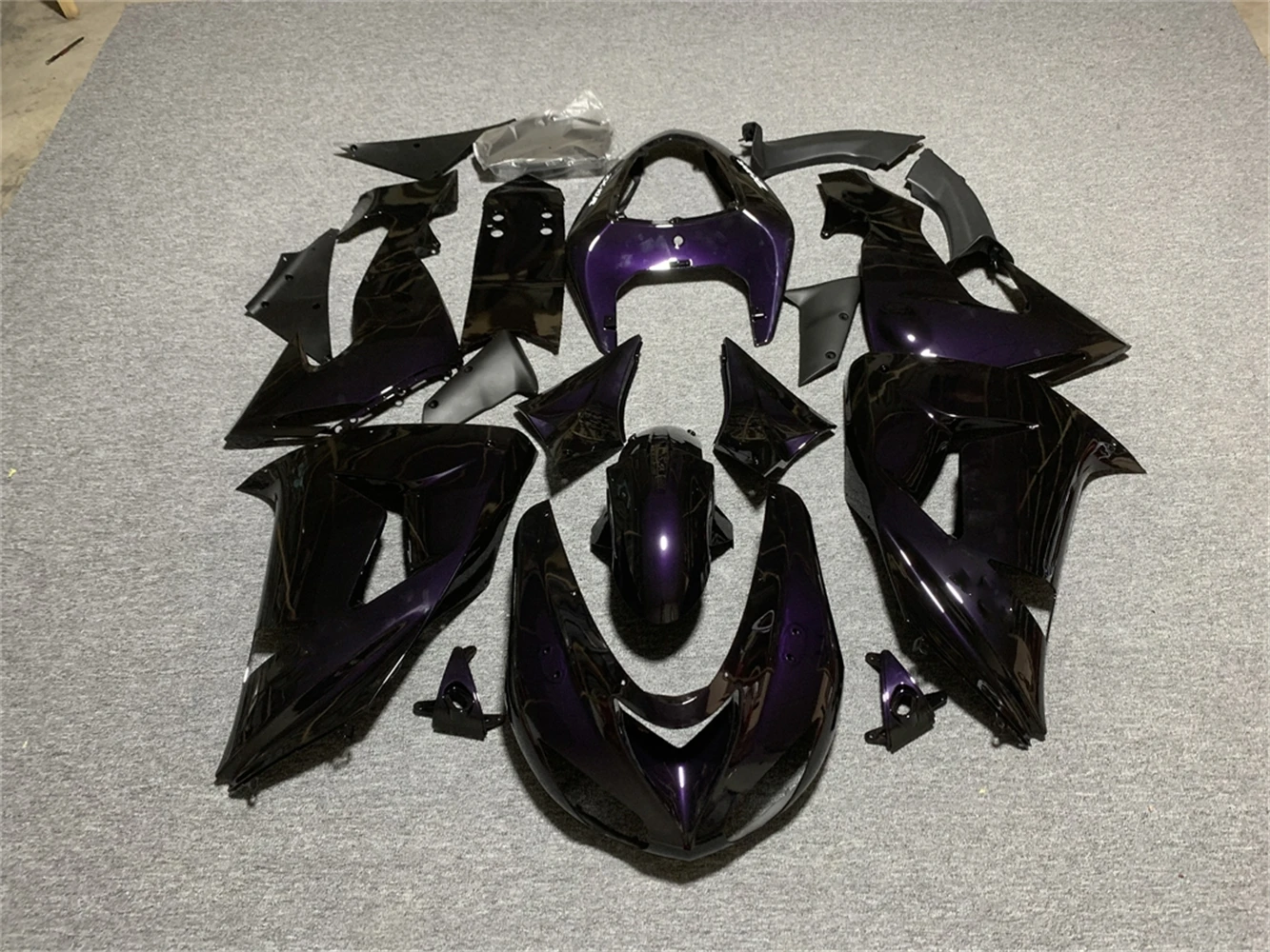 

Novo abs plástico escudo da motocicleta carenagem kit apto para kawasaki ninja zx10r 2006 2007 06 07 10r ZX-10R personalizado