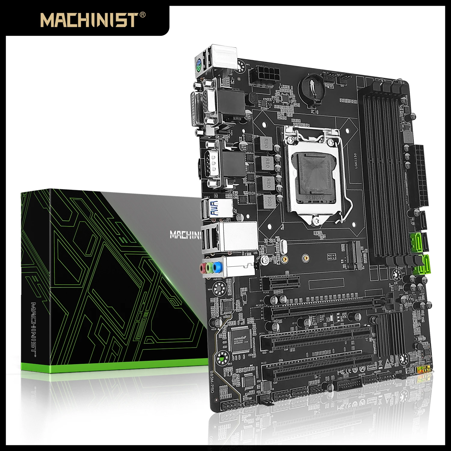 MACHINIST B85 материнская плата LGA 1150 поддержка I7/I5/I3 Celeron/Pentium Xeon E3 серия ЦП процессор DDR3 ОЗУ для настольного компьютера B85M PRO