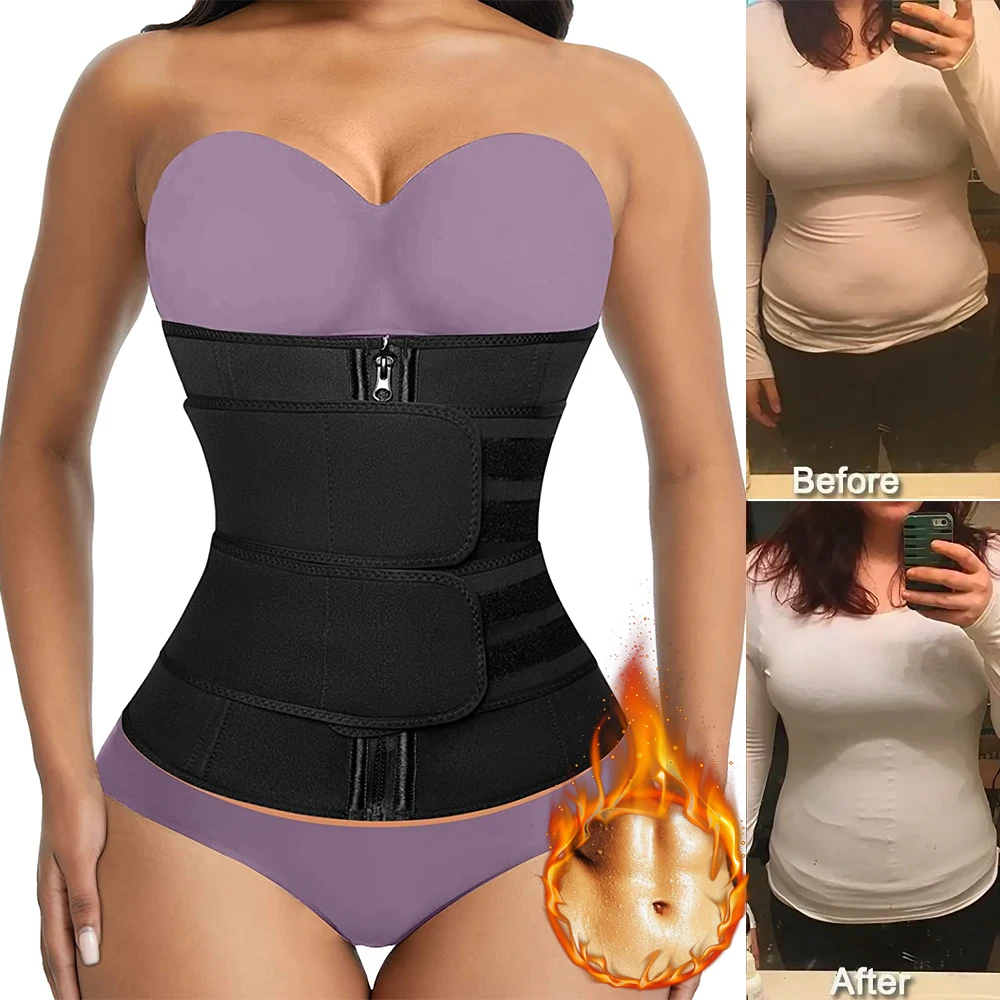 

Women Waist Trainer Corsets Cincher Slimming Body Shaper Sport Girdle Workout Shapewear Sauna Sweat Belt Tummy Control Trimmer