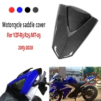 motorcycle saddle cover solo seat cowl rear passenger seat cover for yamaha r25 mt 25 yzf r3 mt03 2013 2020