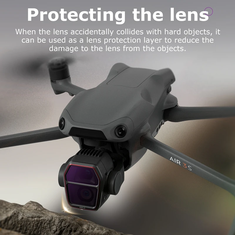 Для DJI AIR 3S фильтры для объектива дрона УФ-защита CPL Поляризатор ND8 16 32 64 256 Фильтры