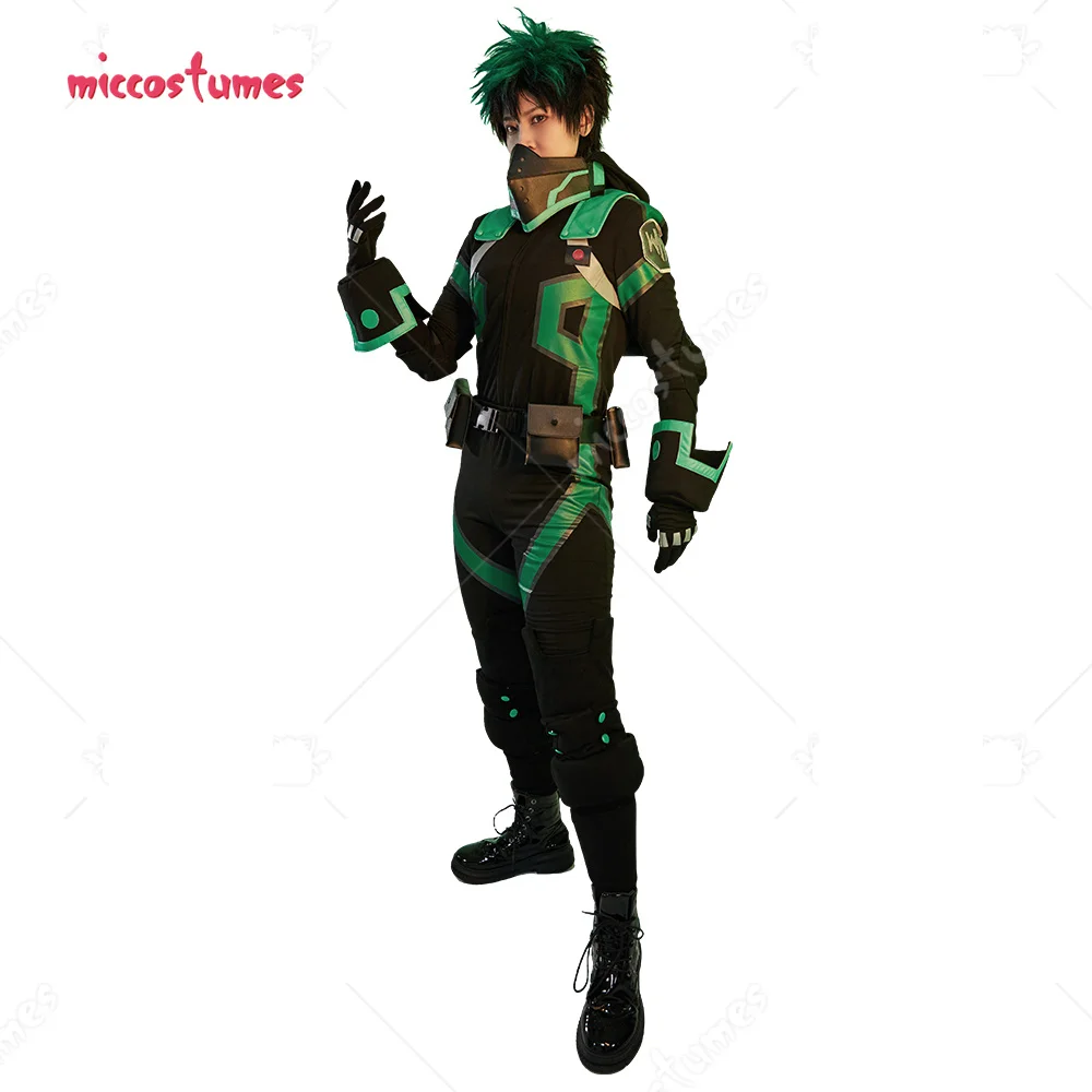 Унисекс MHA My Hero academic Midoriya Izuku Deku костюм для косплея боевой полный комплект |