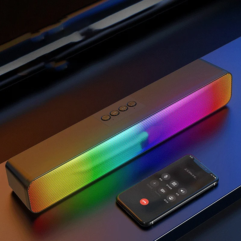 RGB Bluetooth-динамик с цветным шатуном подходящий для мобильных телефонов