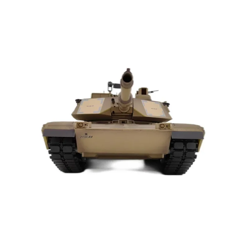 Фото Henglong Kubingke Американский танк M1A2 Abrams с дистанционным управлением, электрический, с эффектом дыма, военная модель-игрушка №1