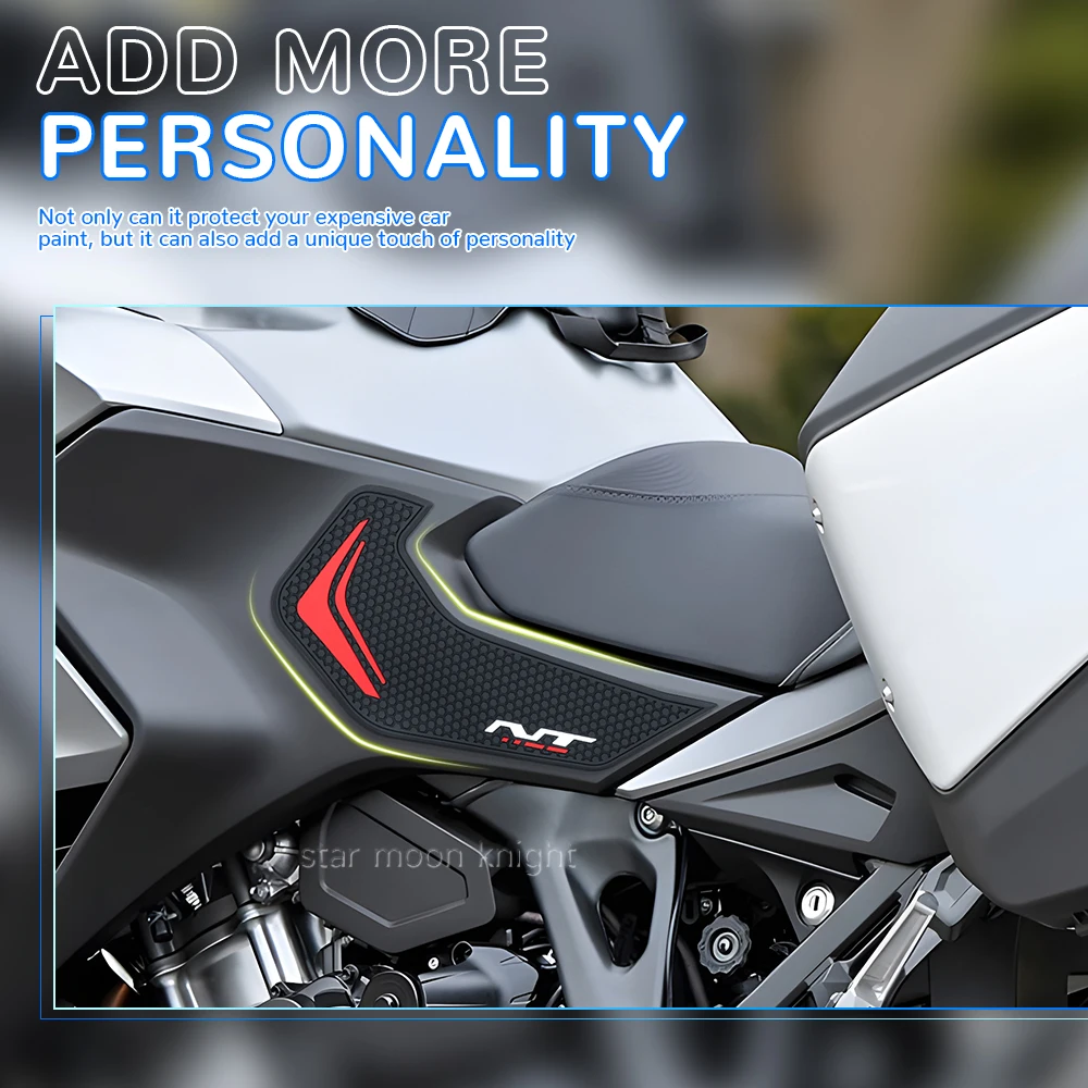 Фото Резиновая противоскользящая защитная наклейка для Honda NT1100 NT 1100 2021- накладки на топливный бак, тяговая накладка, аксессуары №5