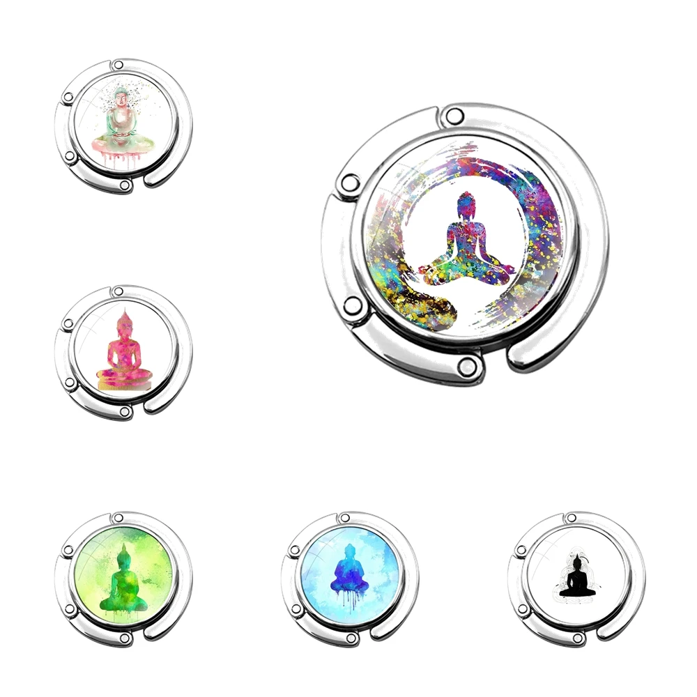 Крючок складной для женского стола художественный крючок с узорами в стиле