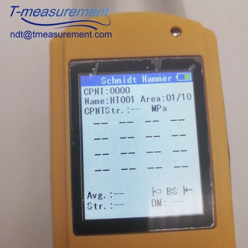 Taijia Прочность на сжатие бетона TEM-912 Цифровой шмидт Молоток для испытания Машина