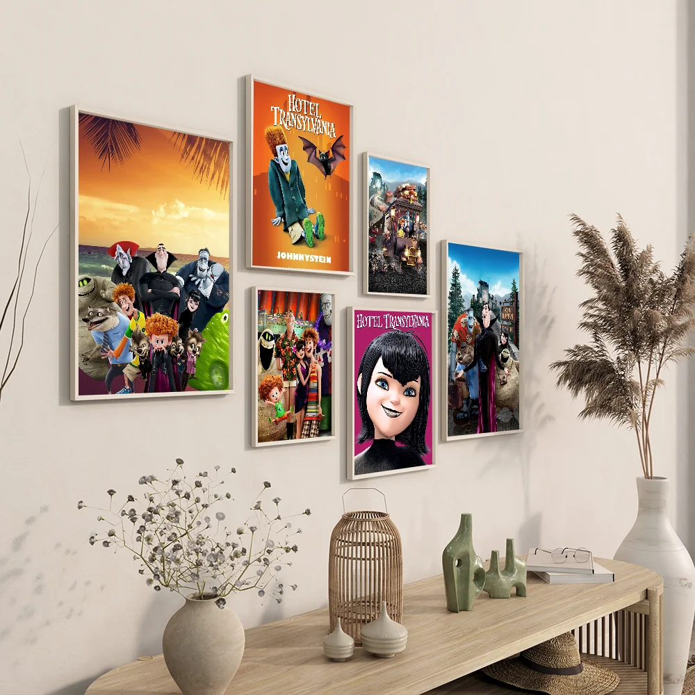 Плакат с рисунком H-Hotel T-Transylvania высококачественная цифровая печать на белой