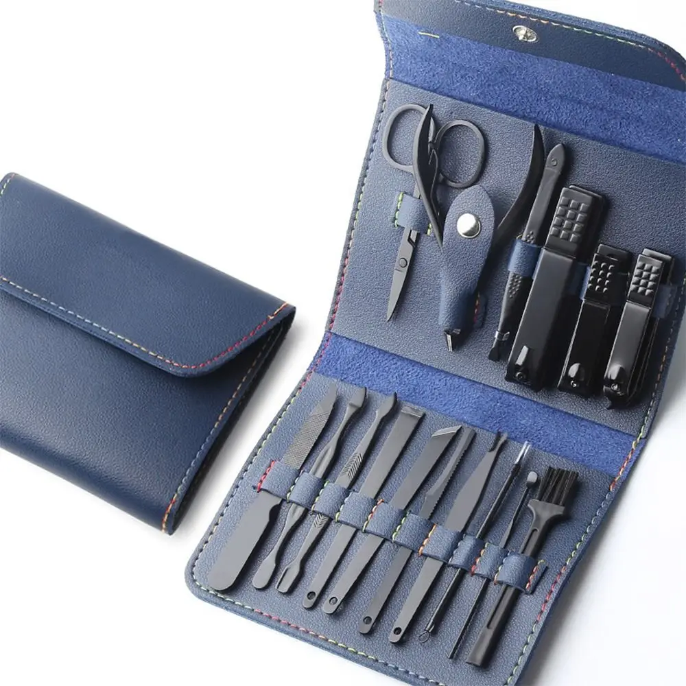 

16Pcs Professional Grooming Trimmer Tool Nail Care Finger Scissor Toe Scissor Manicure Pedicure Set Nail Clippers