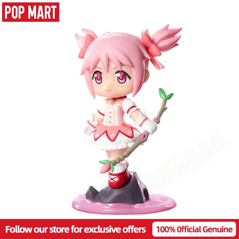 Фото Новая оригинальная коллекционная фигурка POP MART Puella Magi Madoka Magica Iconic Scene Series в закрытой упаковке, игрушка-сюрприз, декор для рабочего стола и подарок №2