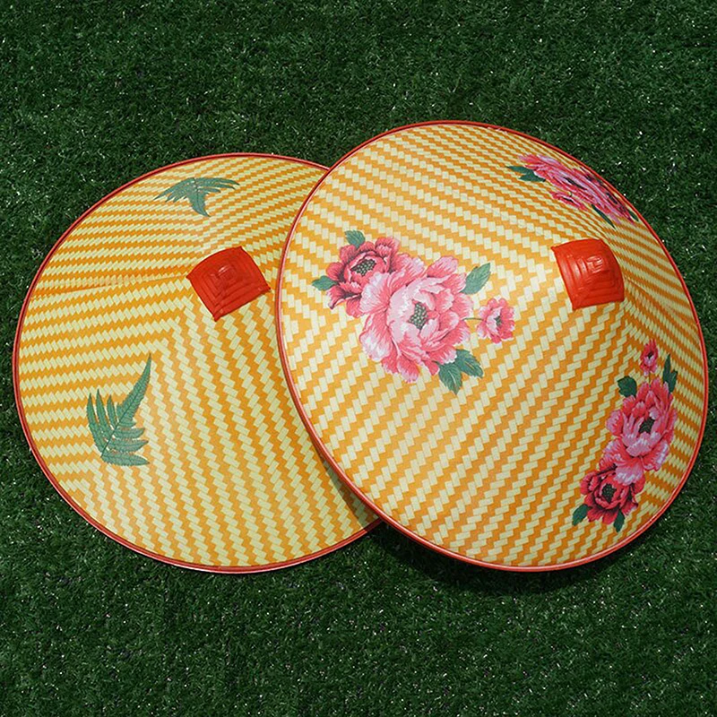 Китайская Ретро бамбуковая ротанговая шляпа рыбака ручной работы плетеная