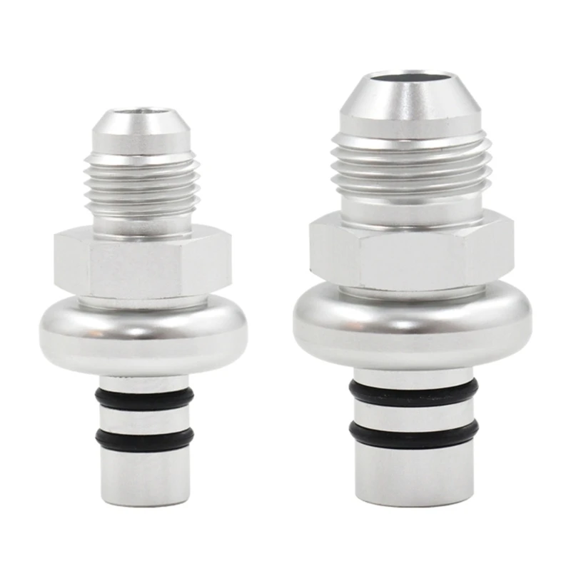 

Professional Billet Aluminum Alloy Fuel Rail Adapter Kit -6AN & -8AN Integrated Molding Wear Resistance for 1986-1998
