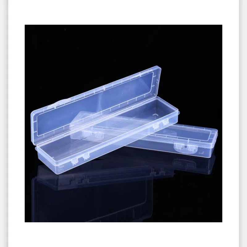 

20pcs Simple Transparent PP Plastic Pencil Case Lovely Pen Box For Kids Gift Office School Supplies NO36