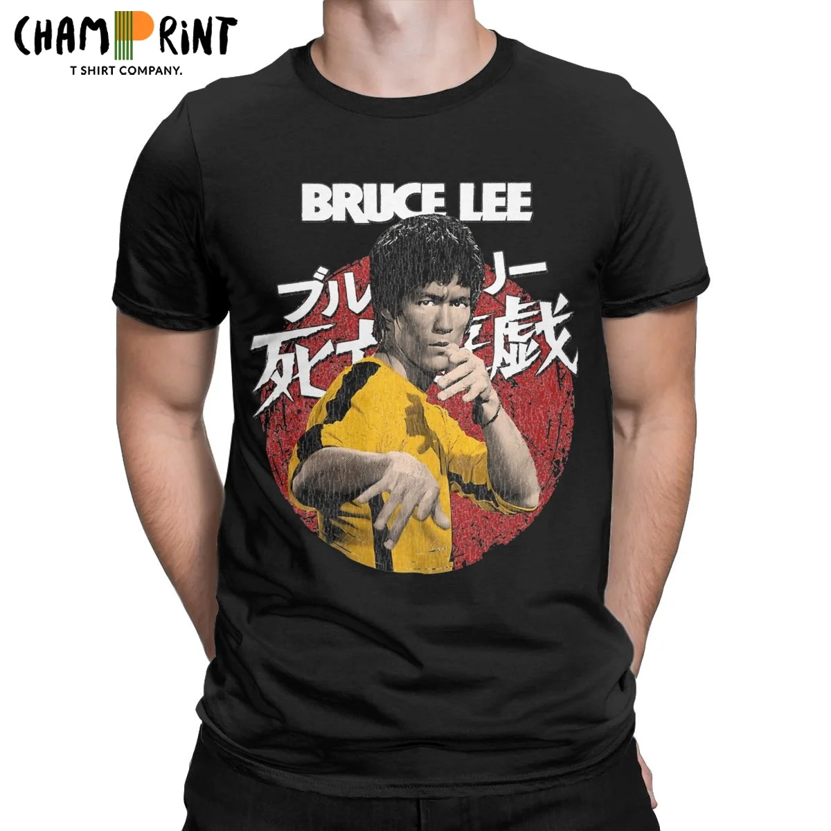 

Men Bruce Lee T Shirt Game Of Death 100% Cotton Clothing Vintage Short Sleeve Round Collar Tee Shirt Classic T-Shirts