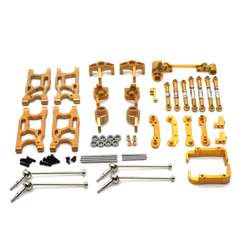 

Wltoys 144010 144001 02 124017-16-18-19 металлические обновленные запасные части для автомобиля с дистанционным управлением