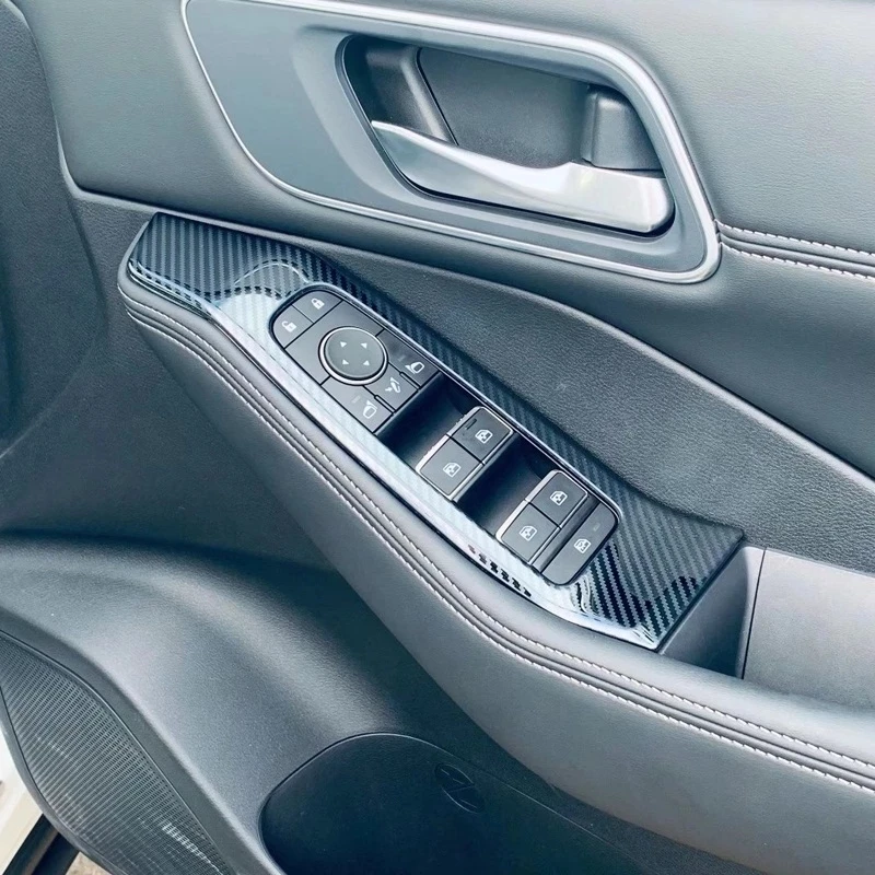 

RHD For Nissan Rogue X-Trail T33 2021 2022 Right Hand Drive door Armrest Window Lift button Switch panle Cover Trims