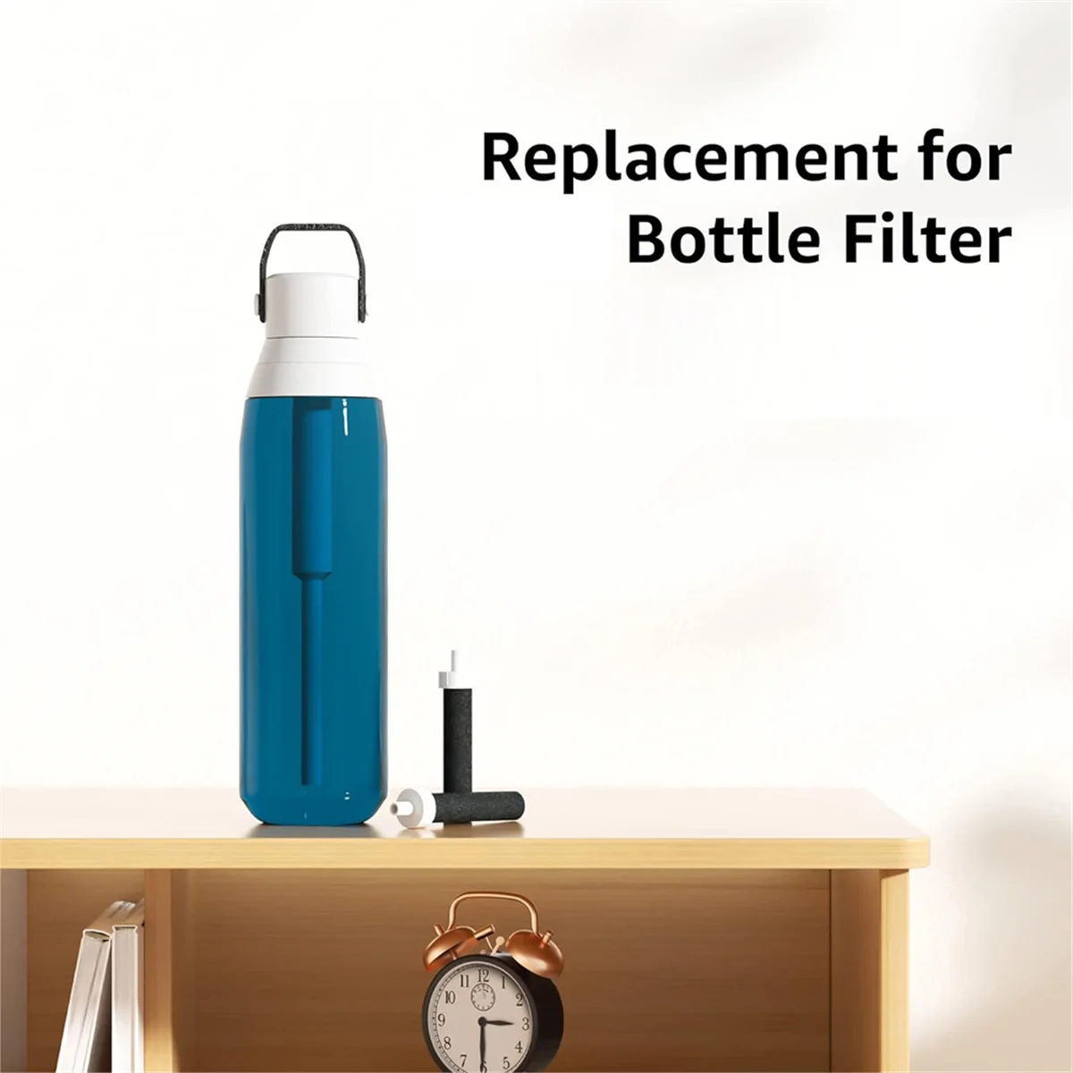 Замена фильтра для воды Brita бутылки с водой BB06 твердого стенка нержавеющей стали