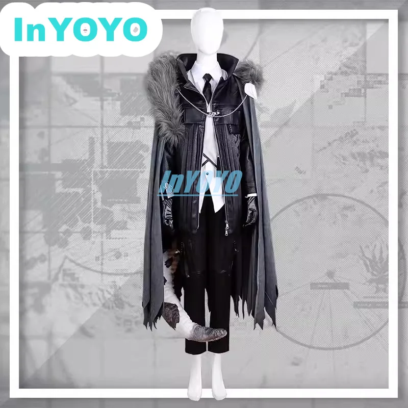 InYOYO SilverAsh Косплей Костюм Игра Arknights RHODES ISLAND Модная красивая боевая форма Хэллоуин