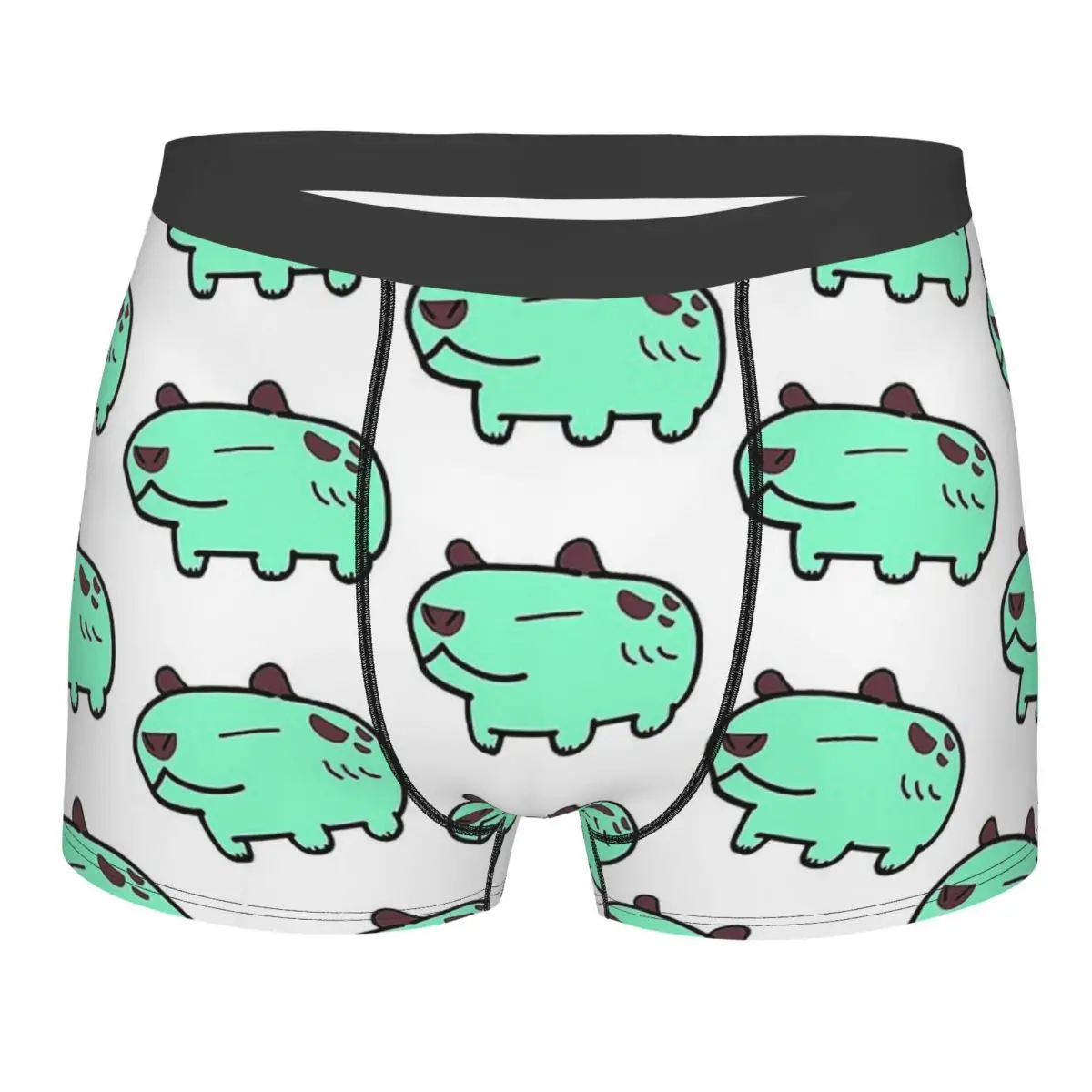 Capybara Hydrochoerus Hydrochaeris Animal More Mint Chocolate Chip Underpants Panties Man Underwear Shorts Boxer Briefs